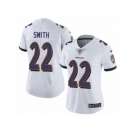 Women's Nike Baltimore Ravens #22 Jimmy Smith Vapor Untouchable Limited White NFL Jersey