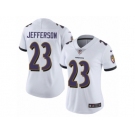 Women's Nike Baltimore Ravens #23 Tony Jefferson Vapor Untouchable Limited White NFL Jersey