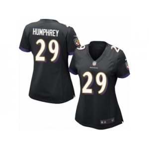 Women's Nike Baltimore Ravens #29 Marlon Humphrey Game Black Alternate NFL Jersey