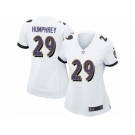 Women's Nike Baltimore Ravens #29 Marlon Humphrey Game White NFL Jersey