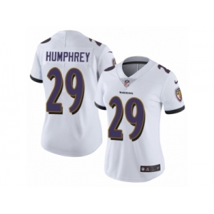 Women's Nike Baltimore Ravens #29 Marlon Humphrey Vapor Untouchable Limited White NFL Jersey