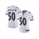 Women's Nike Baltimore Ravens #50 Albert McClellan Vapor Untouchable Limited White NFL Jersey