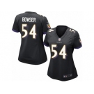 Women's Nike Baltimore Ravens #54 Tyus Bowser Limited Black Alternate NFL Jersey