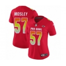 Women's Nike Baltimore Ravens #57 C.J. Mosley Limited Red AFC 2019 Pro Bowl NFL Jersey