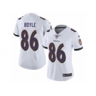 Women's Nike Baltimore Ravens #86 Nick Boyle Vapor Untouchable Limited White NFL Jersey