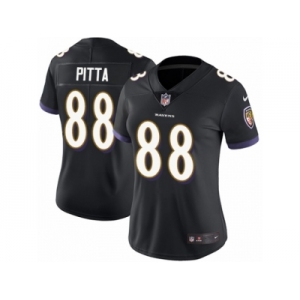 Women's Nike Baltimore Ravens #88 Dennis Pitta Vapor Untouchable Limited Black Alternate NFL Jersey