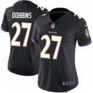 Women's Nike Ravens #27 J.K. Dobbins Black Alternate Stitched NFL Vapor Untouchable Limited Jersey