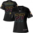 Women's Nike Ravens #27 J.K. Dobbins Black  NFL Fashion Game Jersey