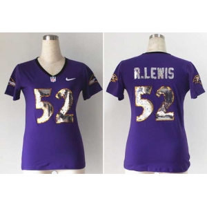 nike women jerseys baltimore ravens #52 r.lewis purple jerseys