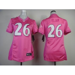 nike women nfl jerseys baltimore ravens #26 elam pink[2012 nike love] [elam]