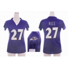 nike women nfl jerseys baltimore ravens #27 ray rice purple[draft him ii top]