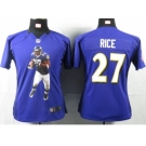 nike women nfl jerseys baltimore ravens #27 ray rice purple[portrait fashion]