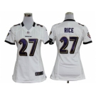 nike women nfl jerseys baltimore ravens #27 ray rice white[nike]