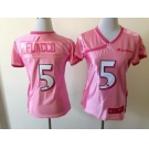 nike women nfl jerseys baltimore ravens #5 flacco pink[2012 nike lov]