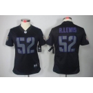 nike women nfl jerseys baltimore ravens #52 r.lewis black[nike impact limited]