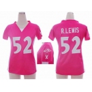 nike women nfl jerseys baltimore ravens #52 r.lewis pink[draft him ii top]