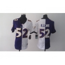 nike women nfl jerseys baltimore ravens #52 r.lewis purple-white[nike split]