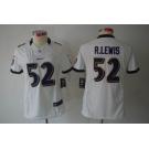 nike women nfl jerseys baltimore ravens #52 r.lewis white[nike limited]