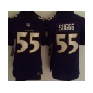 nike women nfl jerseys baltimore ravens #55 suggs purple[nike]