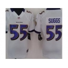 nike women nfl jerseys baltimore ravens #55 suggs white[nike]