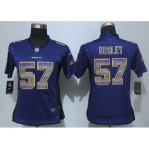 nike women nfl jerseys baltimore ravens #57 mosley purple[Strobe Limited]