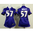 nike women nfl jerseys baltimore ravens #57 mosley purple[nike]