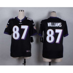 nike women nfl jerseys baltimore ravens #87 willams black[nike]