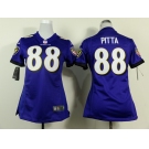 nike women nfl jerseys baltimore ravens #89 pitta purple[nike]