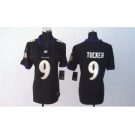 nike women nfl jerseys baltimore ravens #9 tucker black[nike]