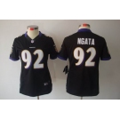 nike women nfl jerseys baltimore ravens #92 ngata black[nike limited]