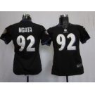 nike women nfl jerseys baltimore ravens #92 ngata black[nike]