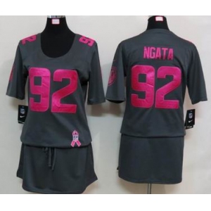 nike women nfl jerseys baltimore ravens #92 ngata dk.grey[breast cancer awareness]