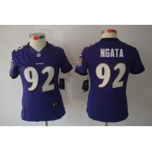 nike women nfl jerseys baltimore ravens #92 ngata purple[nike limited]