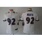 nike women nfl jerseys baltimore ravens #92 ngata white[nike limited]