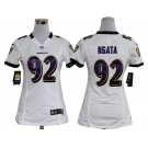 nike women nfl jerseys baltimore ravens #92 ngata white[nike]