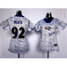 nike women nfl jerseys baltimore ravens #92 ngata[fem fan zebra]