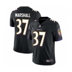 Youth Baltimore Ravens #37 Iman Marshall Black Alternate Vapor Untouchable Limited Player Football Jersey