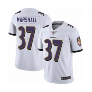 Youth Baltimore Ravens #37 Iman Marshall White Vapor Untouchable Limited Player Football Jersey