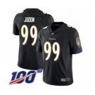 Youth Baltimore Ravens #99 Matt Judon Black Alternate Vapor Untouchable Limited Player 100th Season Football Jersey