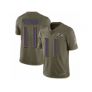 Youth Nike Baltimore Ravens #11 Breshad Perriman Limited Olive 2017 Salute to Service NFL Jersey