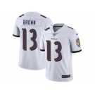 Youth Nike Baltimore Ravens #13 John Brown White Stitched NFL Vapor Untouchable Limited Jersey