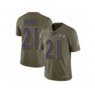 Youth Nike Baltimore Ravens #21 Lardarius Webb Limited Olive 2017 Salute to Service NFL Jersey