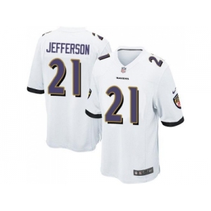 Youth Nike Baltimore Ravens #21 Tony Jefferson White Stitched NFL New Elite Jersey