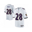 Youth Nike Baltimore Ravens #28 Terrance West Limited White NFL Jersey
