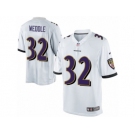 Youth Nike Baltimore Ravens #32 Eric Weddle Limited White NFL Jersey