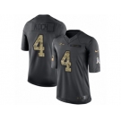 Youth Nike Baltimore Ravens #4 Sam Koch Limited Black 2016 Salute to Service NFL Jersey
