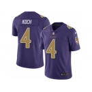 Youth Nike Baltimore Ravens #4 Sam Koch Limited Purple Rush NFL Jersey