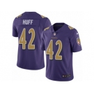 Youth Nike Baltimore Ravens #42 Marqueston Huff Limited Purple Rush NFL Jersey