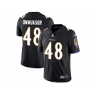 Youth Nike Baltimore Ravens #48 Patrick Onwuasor Black Alternate Vapor Untouchable Limited Player NFL Jersey