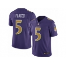 Youth Nike Baltimore Ravens #5 Joe Flacco Limited Purple Rush NFL Jersey